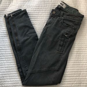 Paige Gray Zipper Pants